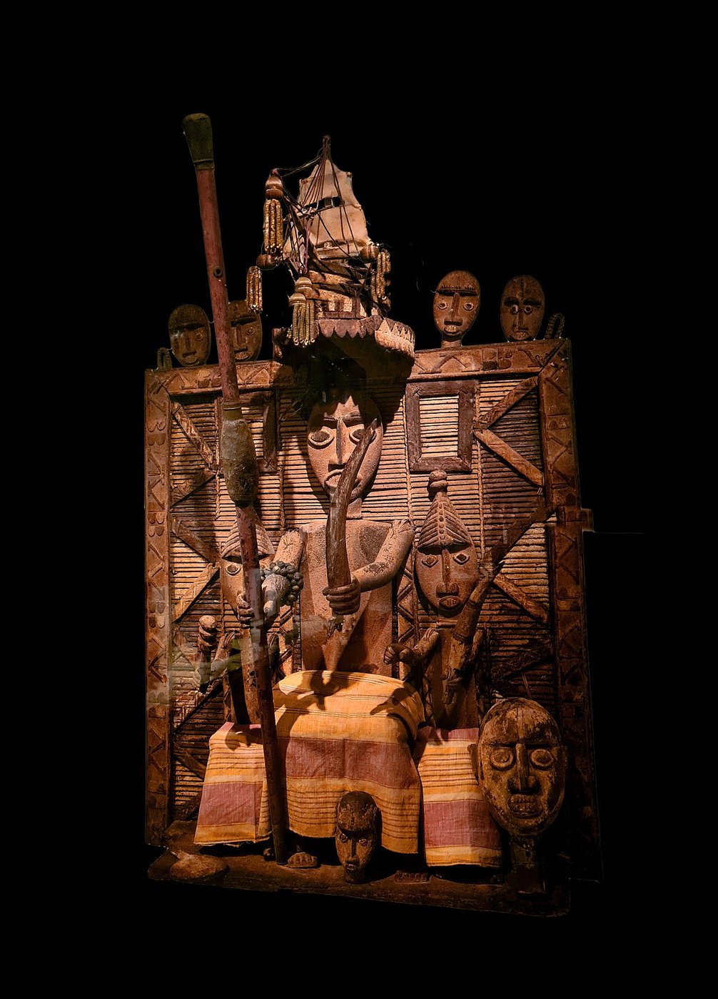 Funerary screen, bekinarusibi, British Museum